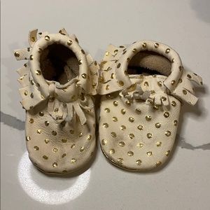 Freshly picked baby shoes